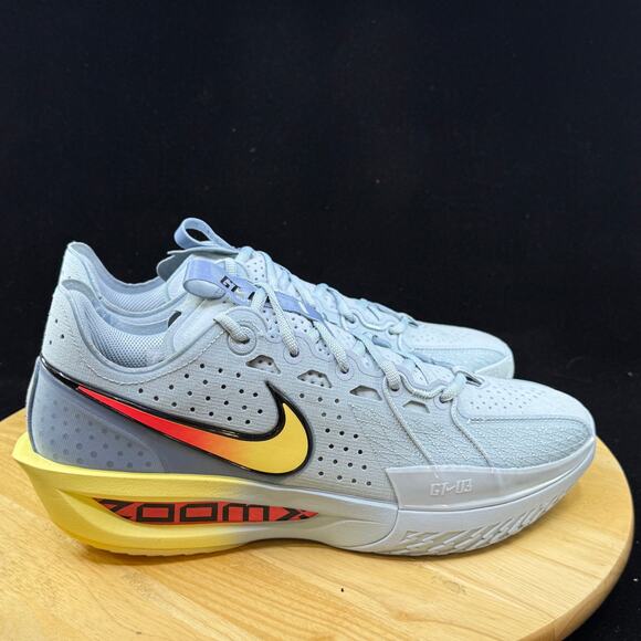 Nike G.T. Cut 3 Light Armory Blue Crimson Yellow DV2913-405 Mens Sz 10 Shoe RARE main image 7